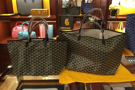 goyard st louis tote pm vs gm|goyard st louis size comparison.